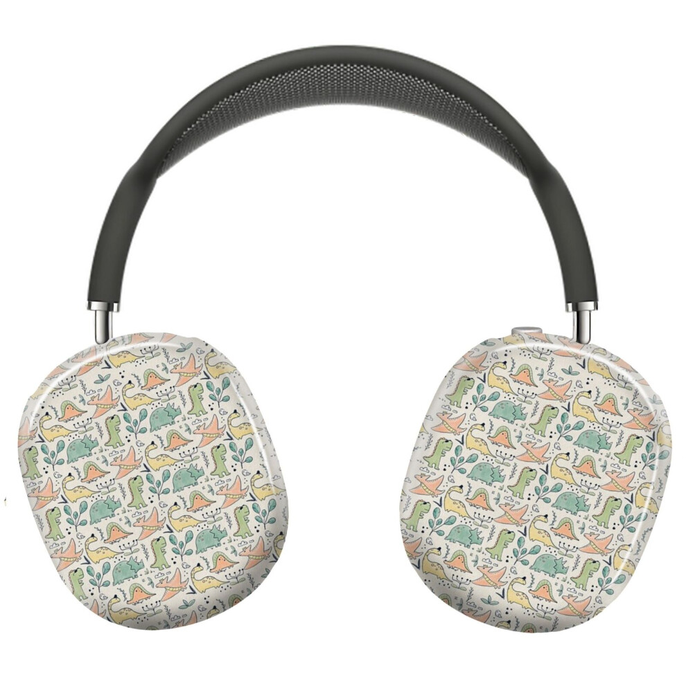 (Dino Party_6104) Protective Cover For Airpods Max Headphones Aesthetic Print Snap On Cases 8841579047896
