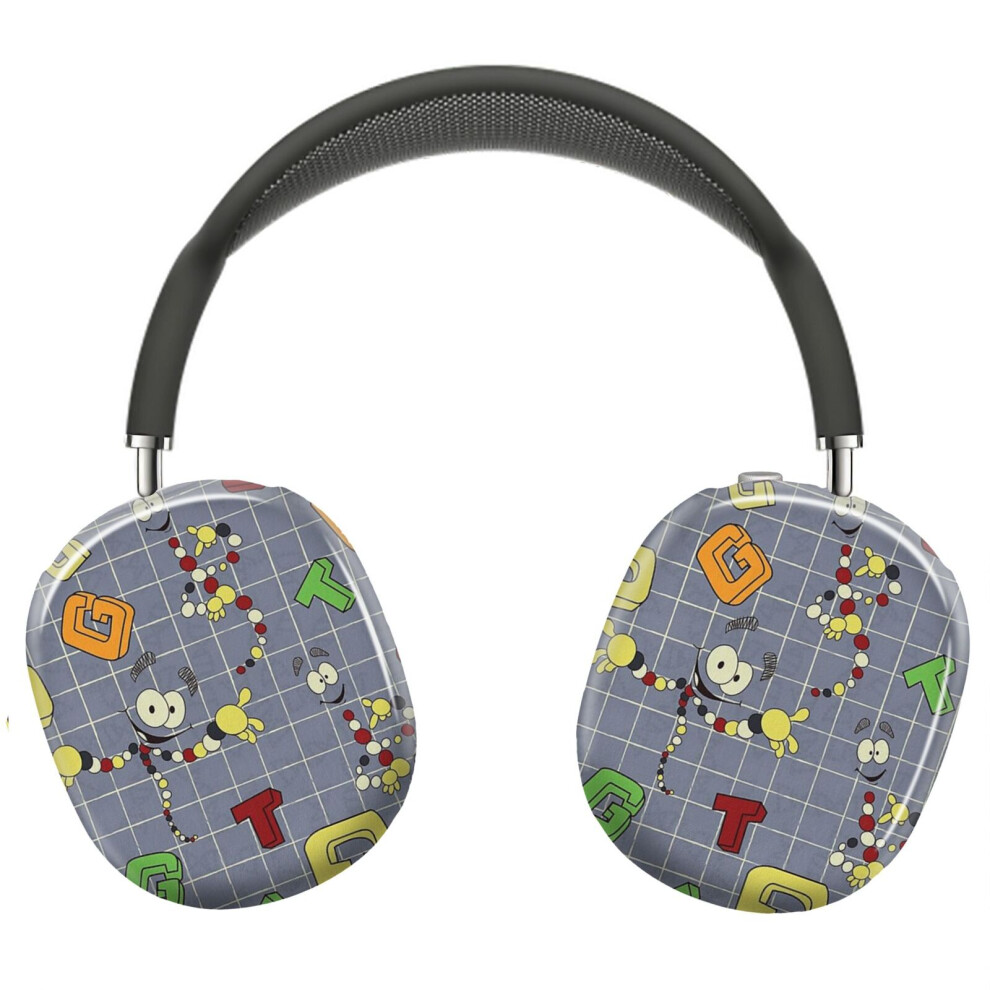 (Dino Dna_15458) Protective Cover For Airpods Max Headphones Aesthetic Print Snap On Cases 8841579047902