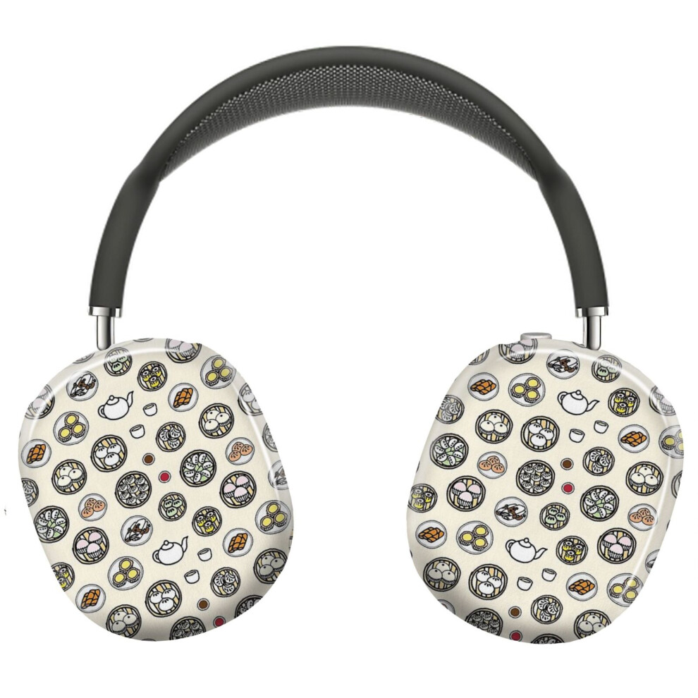(Dim Sum_7405) Protective Cover For Airpods Max Headphones Aesthetic Print Snap On Cases 8841579047933