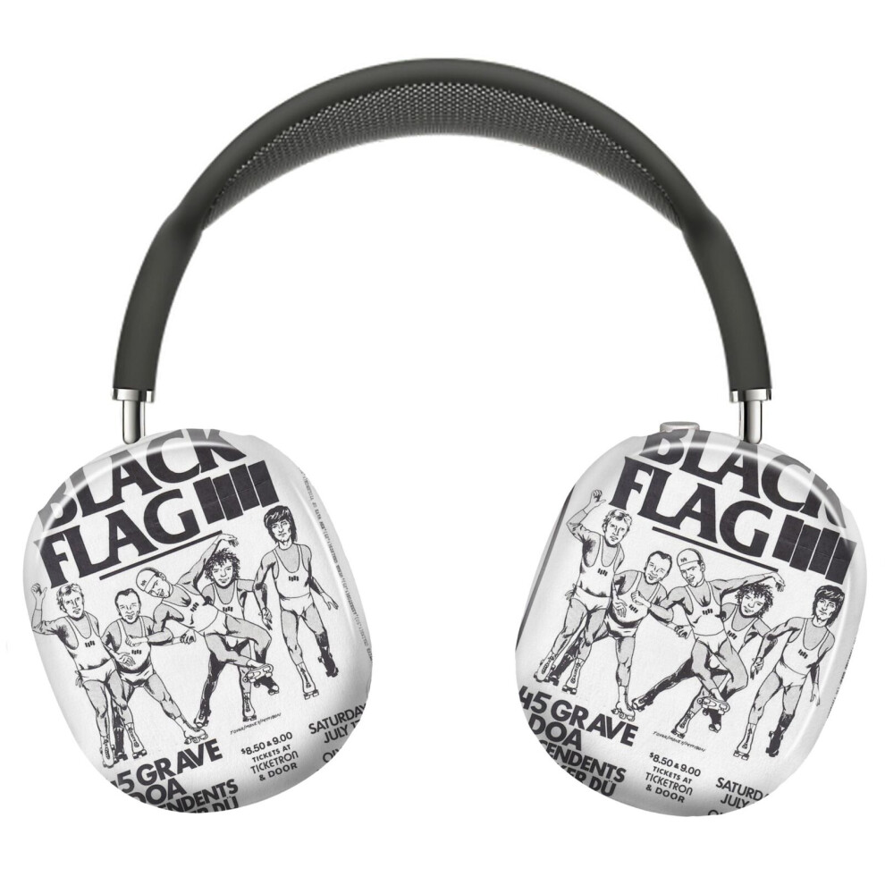 ( Flag - Concert Poster_6461) Protective Cover For Airpods Max Headphones Aesthetic Print Snap On Cases Black 8841579043935