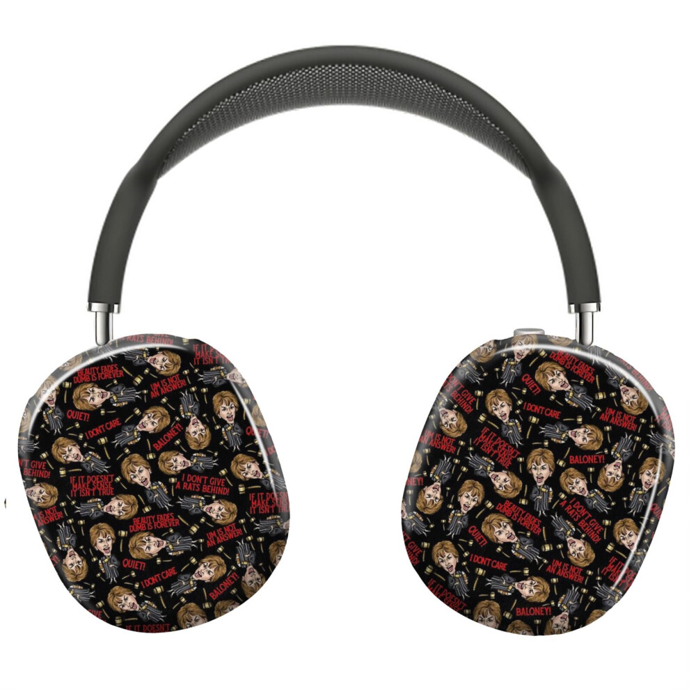 ( Judge Judy Print _23278) Protective Cover For Airpods Max Headphones Aesthetic Print Snap On Cases Black 8841579044192
