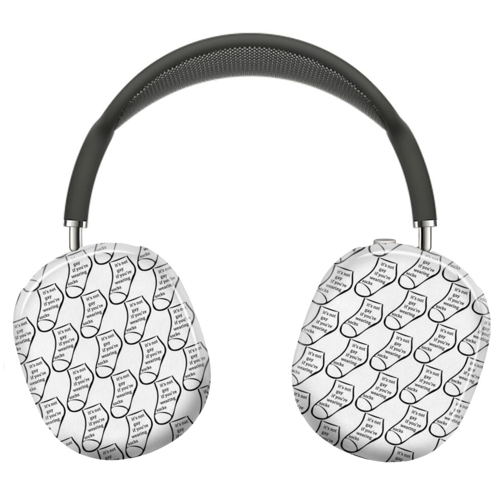 (It's Not Gay If You're Wearing_6069) Protective Cover For Airpods Max Headphones Aesthetic Print Snap On Cases 8841579067559