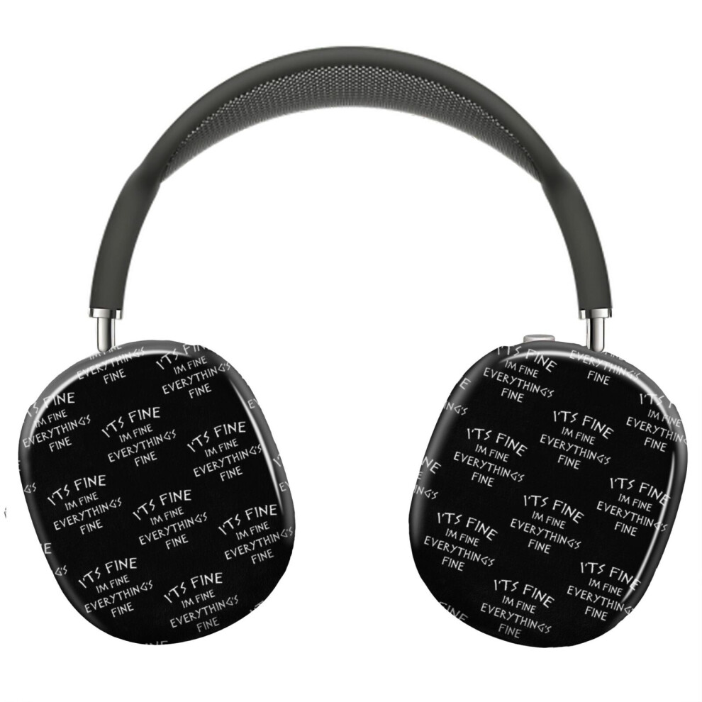 (Its Fine Im Fine Everythings Fine_4924) Protective Cover For Airpods Max Headphones Aesthetic Print Snap On Cases 8841579067580