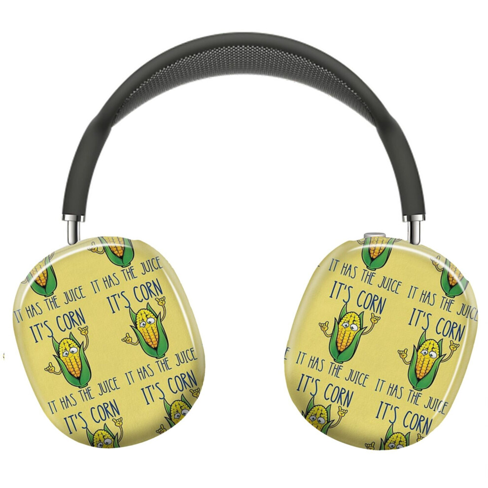 (It's Corn! It Has The Juice Funny Corn Lover_6945) Protective Cover For Airpods Max Headphones Aesthetic Print Snap On Cases 8841579067627