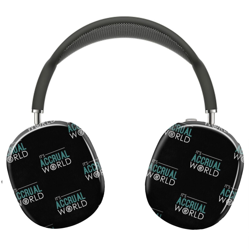 (It's Accrual World Funny Accounting Accountant_14149) Protective Cover For Airpods Max Headphones Aesthetic Print Snap On Cases 8841579067726