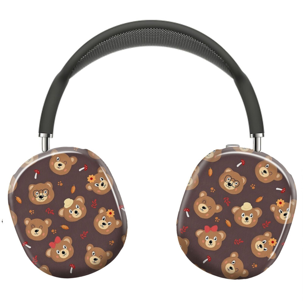 (Cute Bears_5020) Protective Cover For Airpods Max Headphones Aesthetic Print Snap On Cases 8841579051534