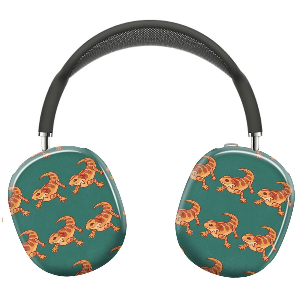(Cute Bearded Dragon Design_22581) Protective Cover For Airpods Max Headphones Aesthetic Print Snap On Cases 8841579051558