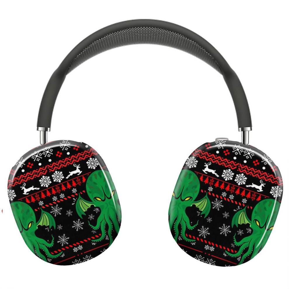 (Cthulhu Ugly Xmas Gift_6326) Protective Cover For Airpods Max Headphones Aesthetic Print Snap On Cases 8841579051923