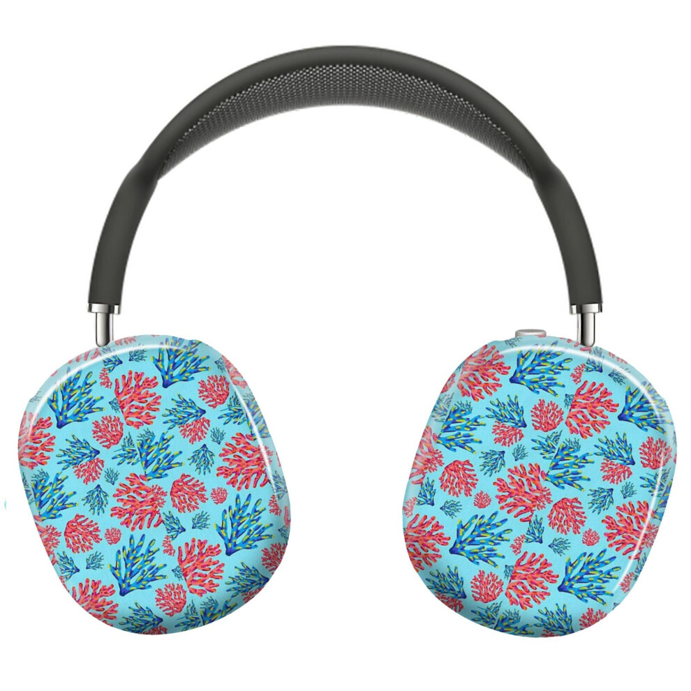 (Coral_3083) Protective Cover For Airpods Max Headphones Aesthetic Print Snap On Cases 8841579053484