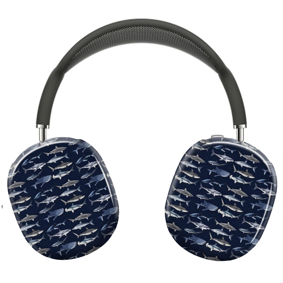 (Copia De Sharks_9764) Protective Cover For Airpods Max Headphones Aesthetic Print Snap On Cases 8841579053576