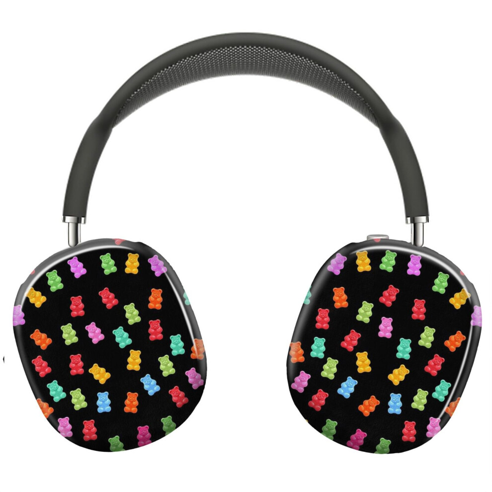 (Gummy Bear Pattern_5010) Protective Cover For Airpods Max Headphones Aesthetic Print Snap On Cases 8841579074489