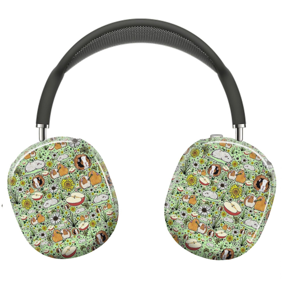 (Guinea Pigs In _4590) Protective Cover For Airpods Max Headphones Aesthetic Print Snap On Cases Green 8841579074601
