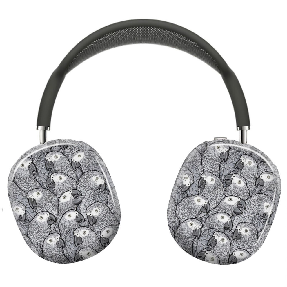 (African Grey Parrots_22569) Protective Cover for AirPods Max Headphones Aesthetic Print Snap On Cases-image-OPC-PFH92VP-NEW