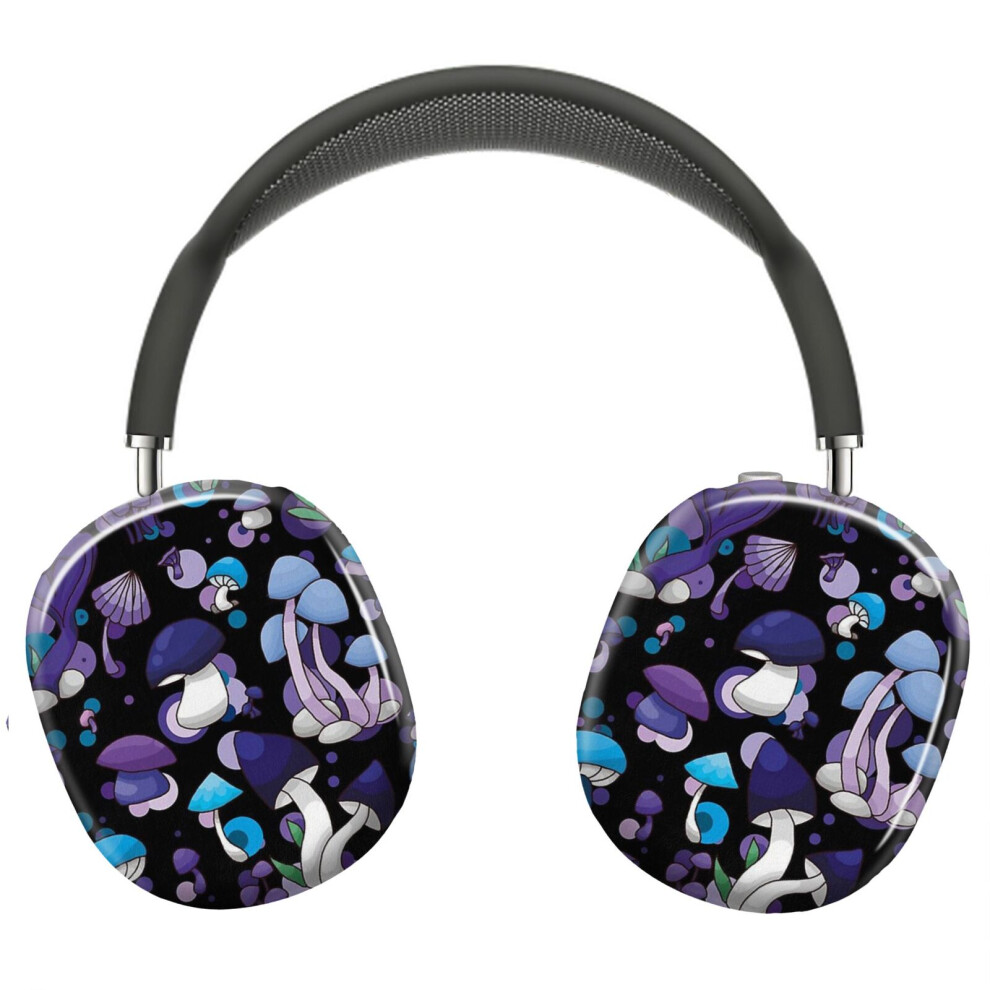 (Mushroom - Cool Colours_9327) Protective Cover For Airpods Max Headphones Aesthetic Print Snap On Cases 8841579093794