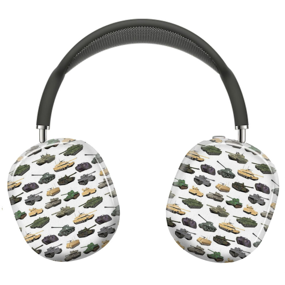 (Multiple Battle Tanks_22177) Protective Cover For Airpods Max Headphones Aesthetic Print Snap On Cases 8841579093930