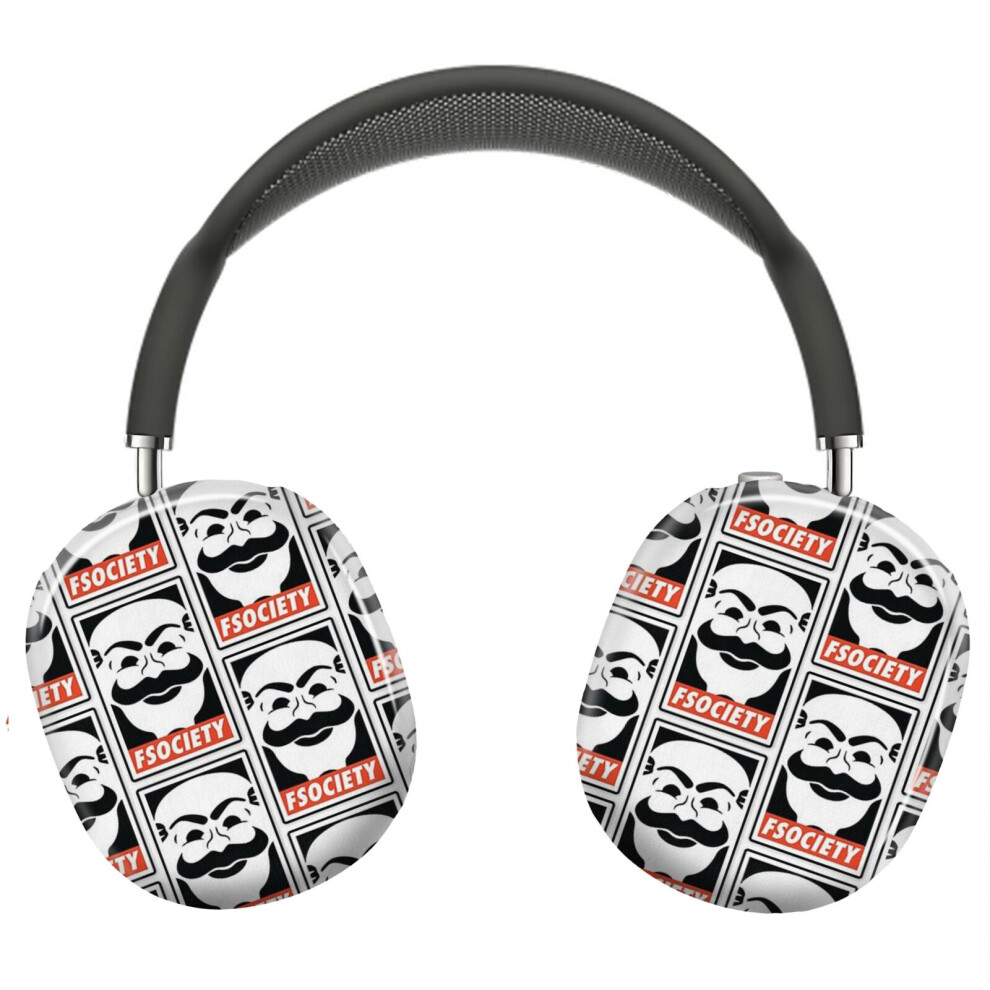 (Mr. Robot-Fsociety_7402) Protective Cover For Airpods Max Headphones Aesthetic Print Snap On Cases 8841579094197