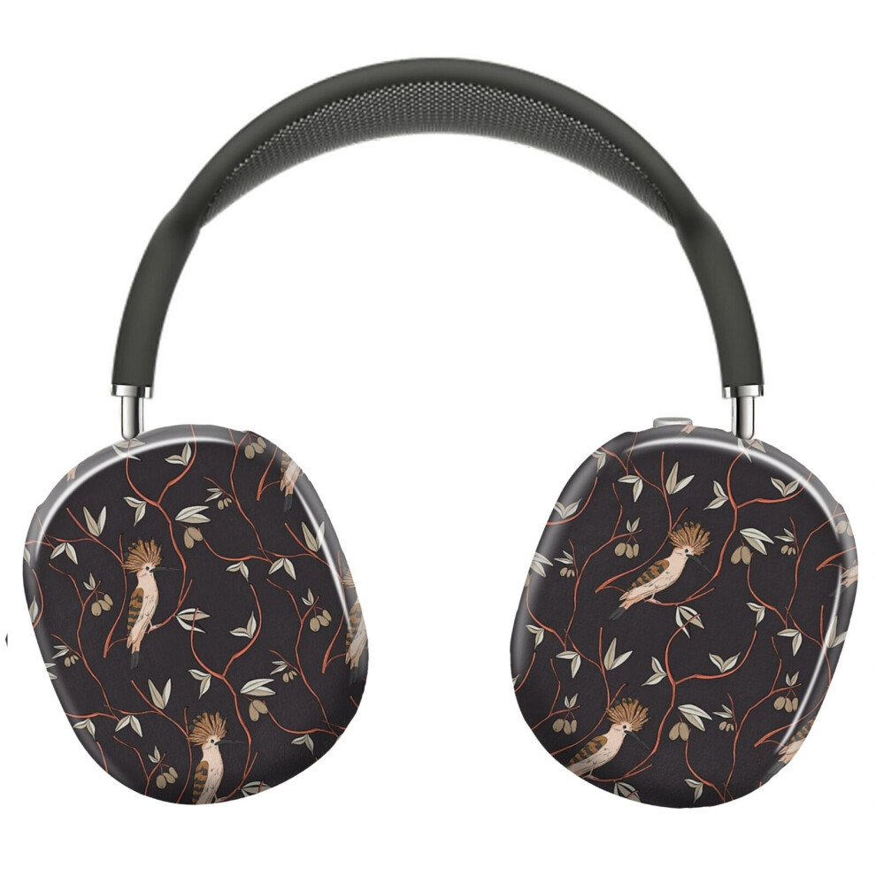 (Hoopoe Bird Dark_5876) Protective Cover For Airpods Max Headphones Aesthetic Print Snap On Cases 8841579071402