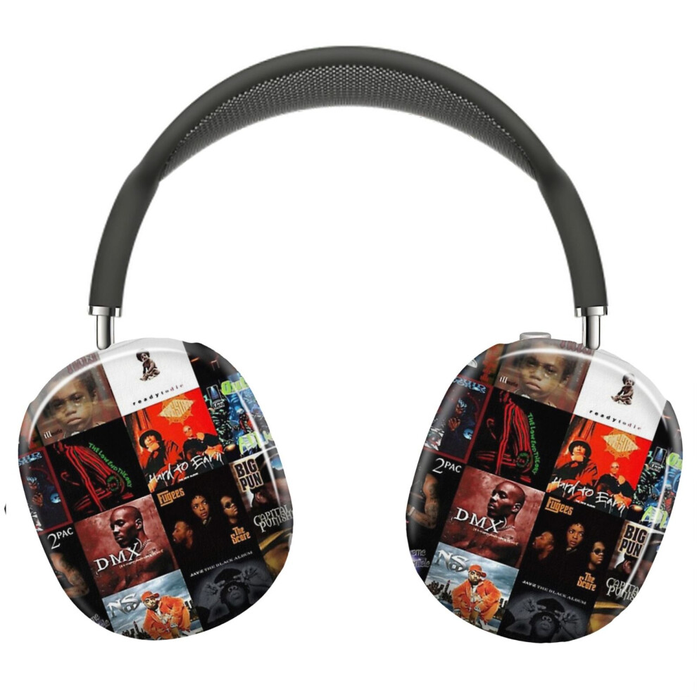 (HIP HOP HISTORY_6660) Protective Cover for AirPods Max Headphones Aesthetic Print Snap On Cases-image-OPC-PFH957R-NEW