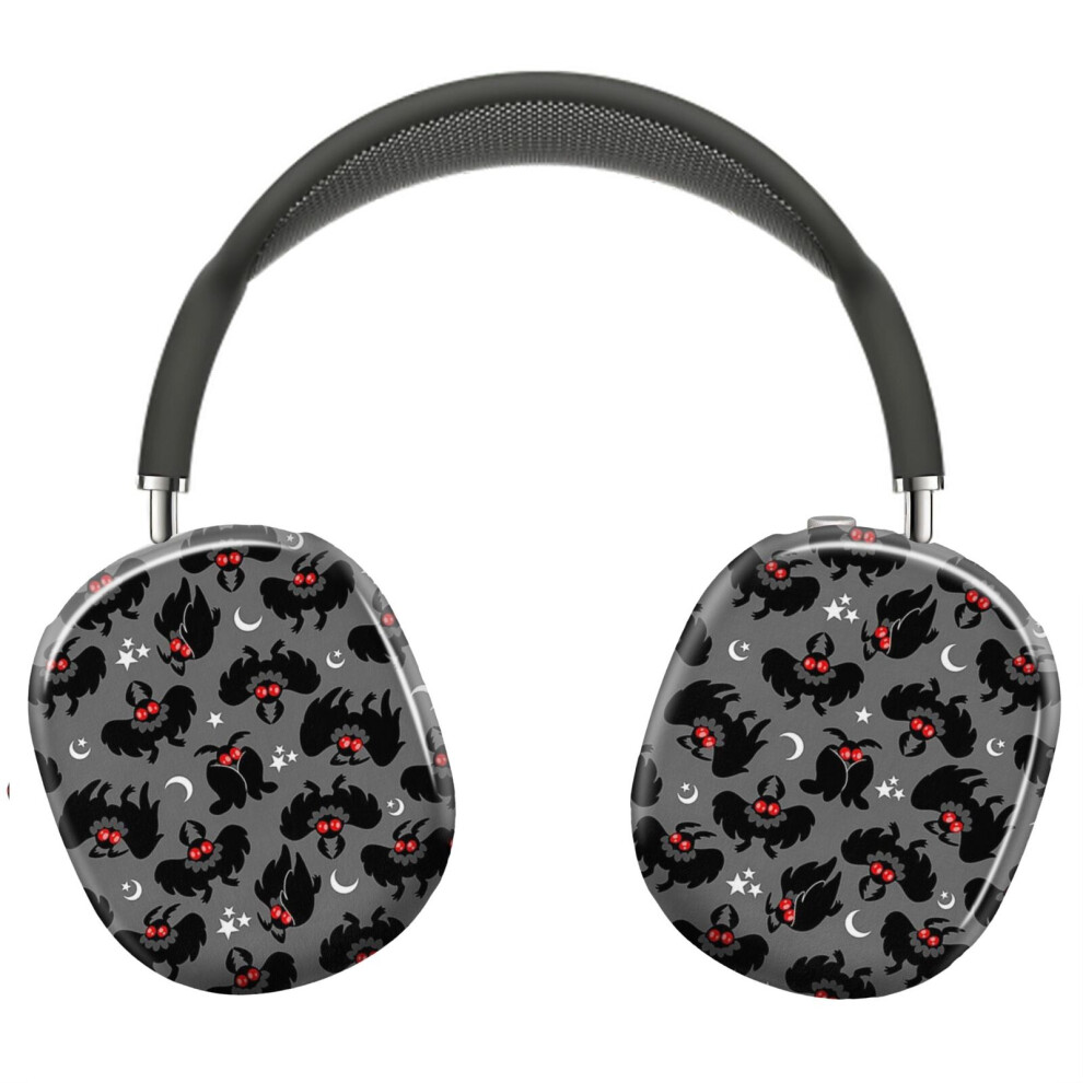 (Cute Cryptids - Mothman Pattern_6797) Protective Cover For Airpods Max Headphones Aesthetic Print Snap On Cases 8841579051176