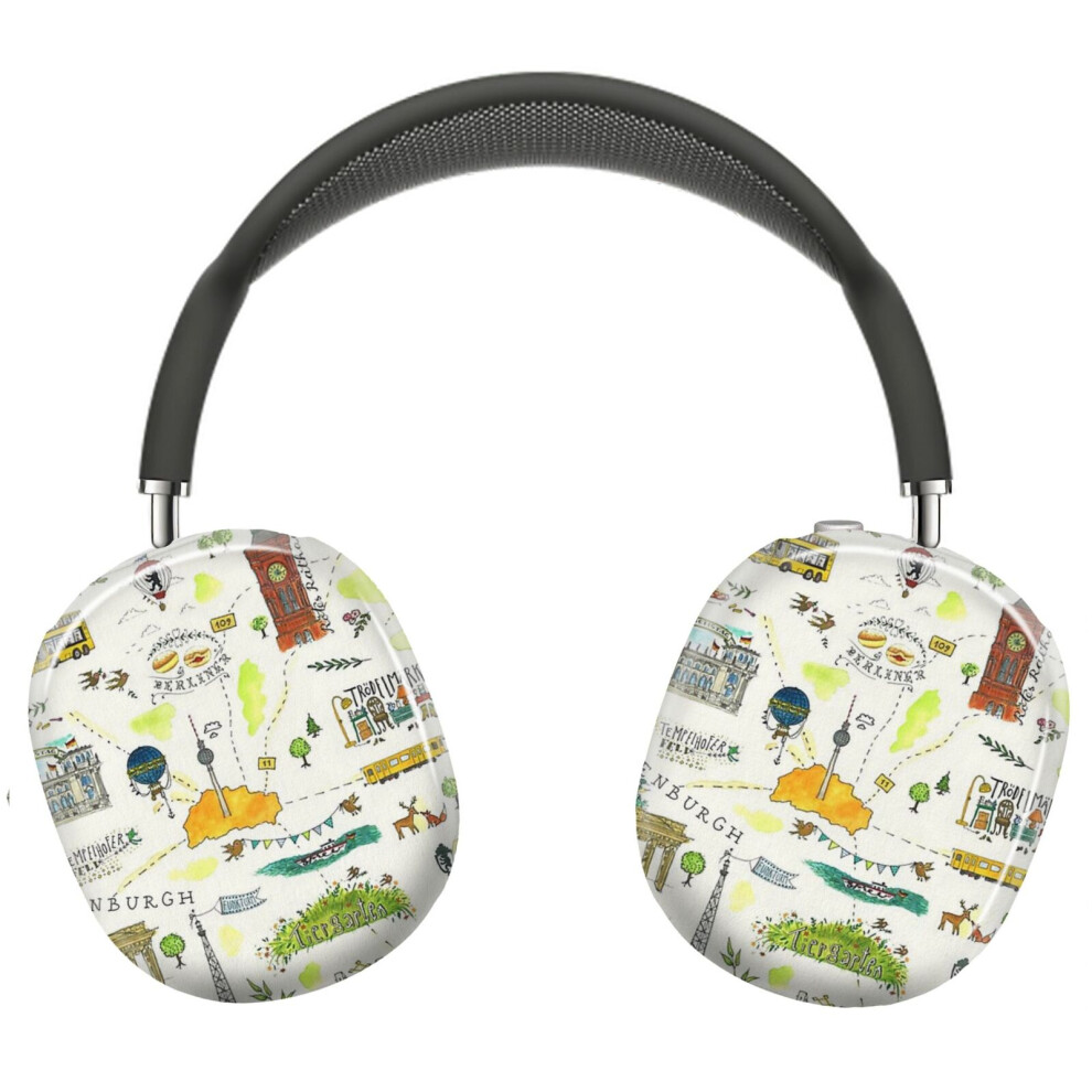 (Berlin Map_9513) Protective Cover For Airpods Max Headphones Aesthetic Print Snap On Cases 8841579025269