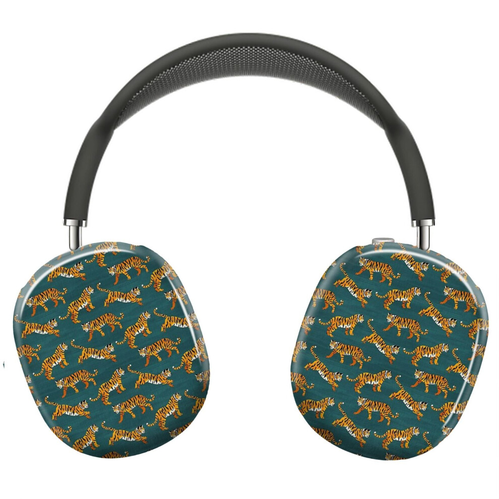 (Bengal Tigers - Navy _4965) Protective Cover For Airpods Max Headphones Aesthetic Print Snap On Cases 8841579025344