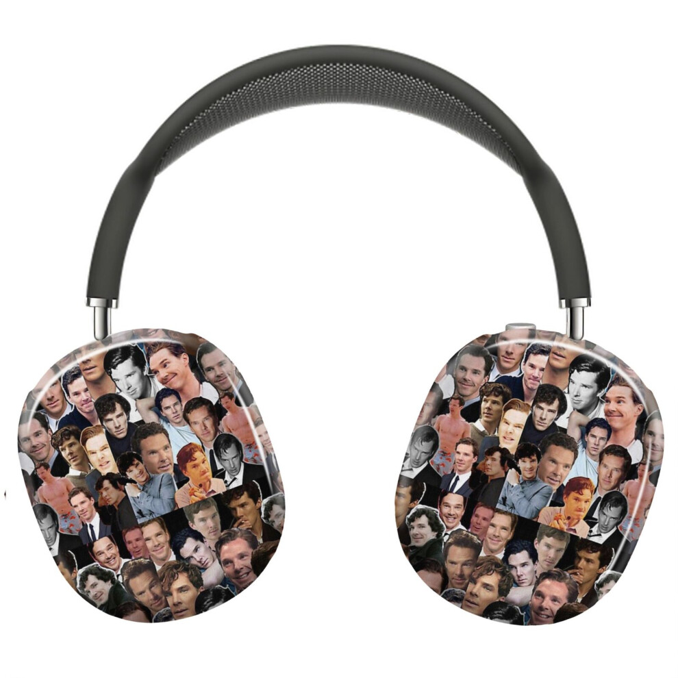 (Benedict Cumberbatch Collage_7074) Protective Cover For Airpods Max Headphones Aesthetic Print Snap On Cases 8841579025375