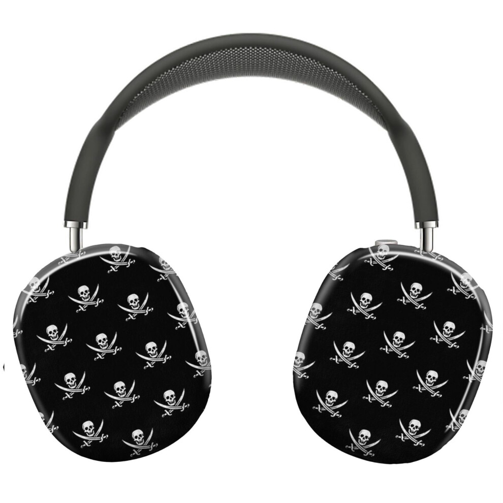 (Calico Jack Sword Pirate Flag Jolly Roger Graphic_3778) Protective Cover For Airpods Max Headphones Aesthetic Print Snap On Cases 8841579039716