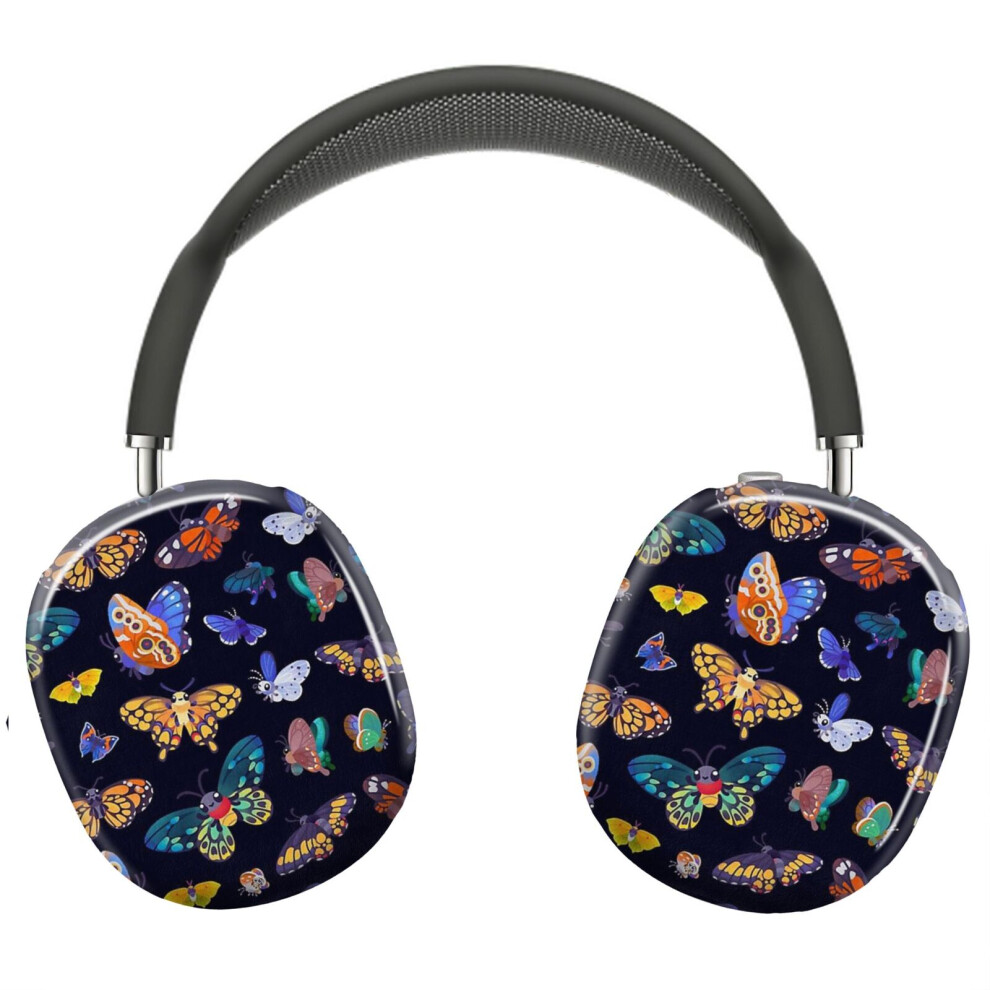 (Butterflies Day_11093) Protective Cover for AirPods Max Headphones Aesthetic Print Snap On Cases-image-OPC-PFH95H7-NEW