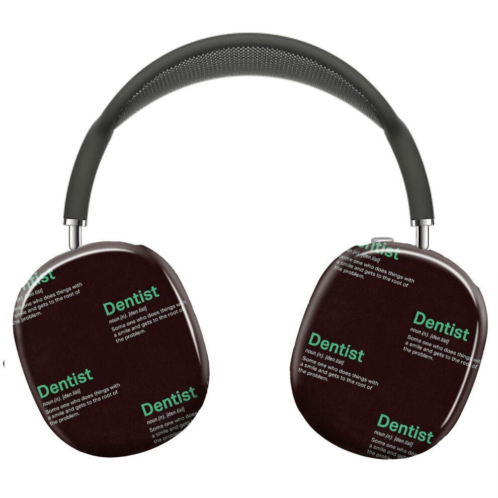 (Awesome Dentist Definition For Funny Gift_2018) Protective Cover For Airpods Max Headphones Aesthetic Print Snap On Cases 8841579028031