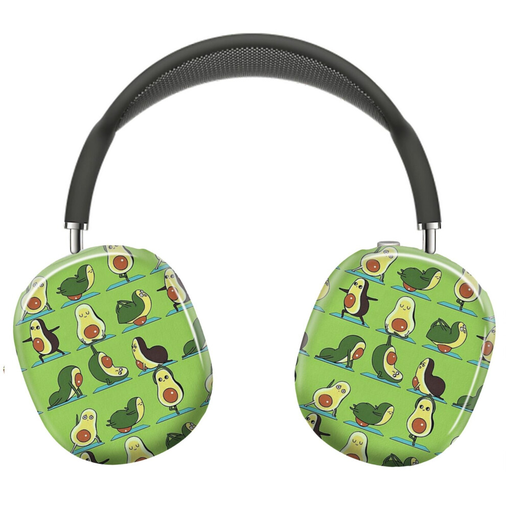 (Avocado Yoga_4604) Protective Cover For Airpods Max Headphones Aesthetic Print Snap On Cases 8841579028123