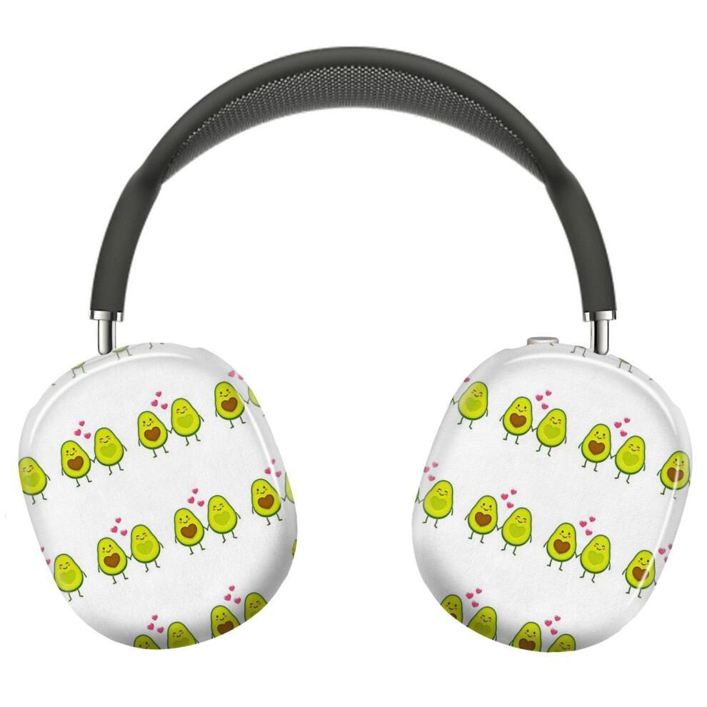 (Avocado Vegan Love Anime Cartoon_9309) Protective Cover For Airpods Max Headphones Aesthetic Print Snap On Cases 8841579028147