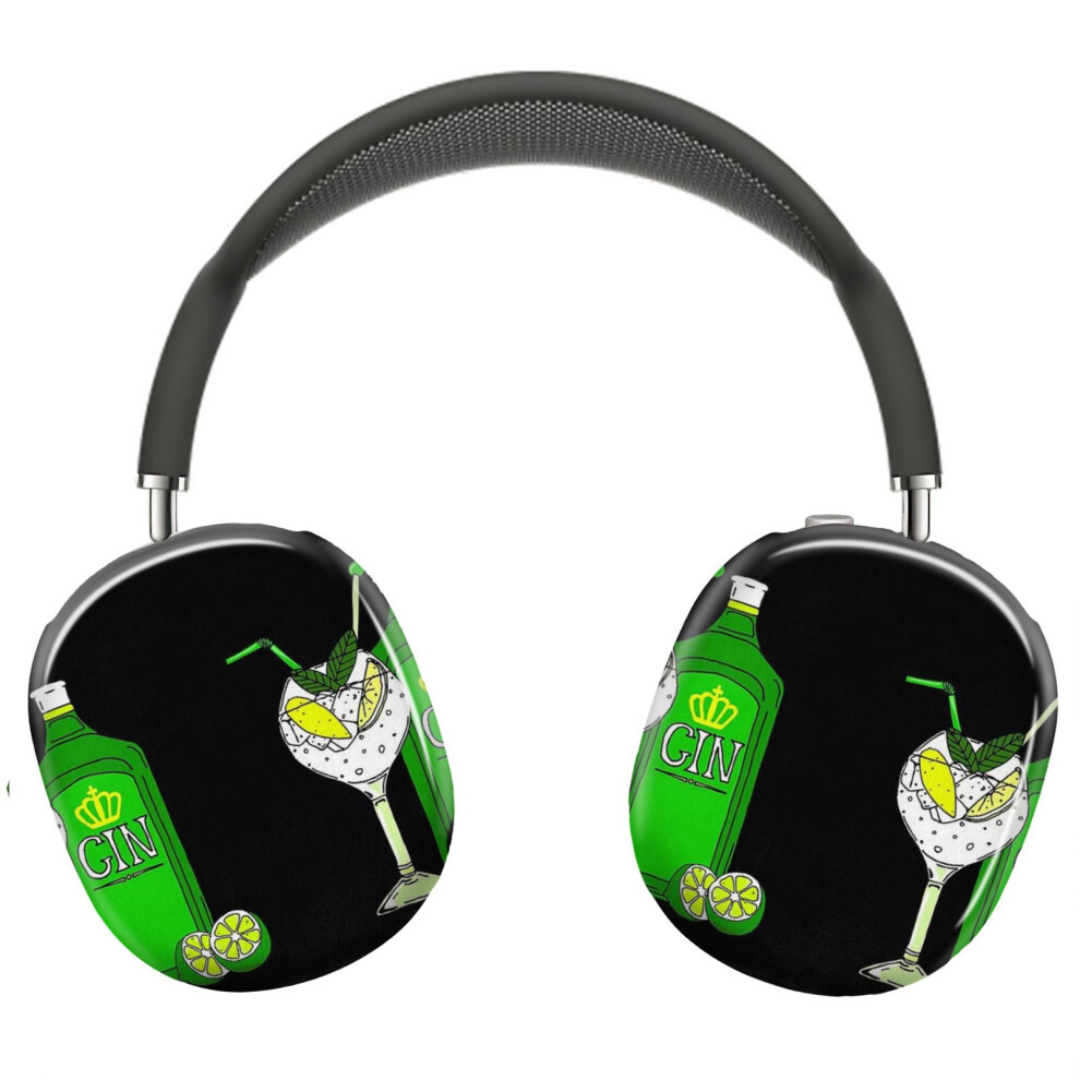 (Gin And Tonic Gin O'clock Cocktail Glass_3799) Protective Cover For Airpods Max Headphones Aesthetic Print Snap On Cases 8841579057260