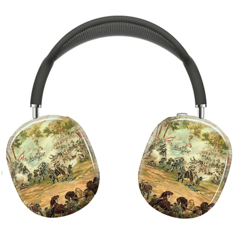 (Gettysburg_5023) Protective Cover For Airpods Max Headphones Aesthetic Print Snap On Cases 8841579057482