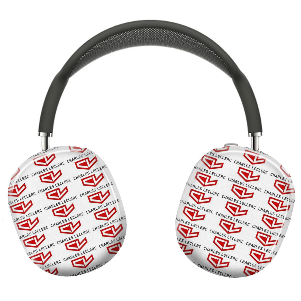 (F1 - Charles Leclerc Cl_2407) Protective Cover For Airpods Max Headphones Aesthetic Print Snap On Cases 8841579063353