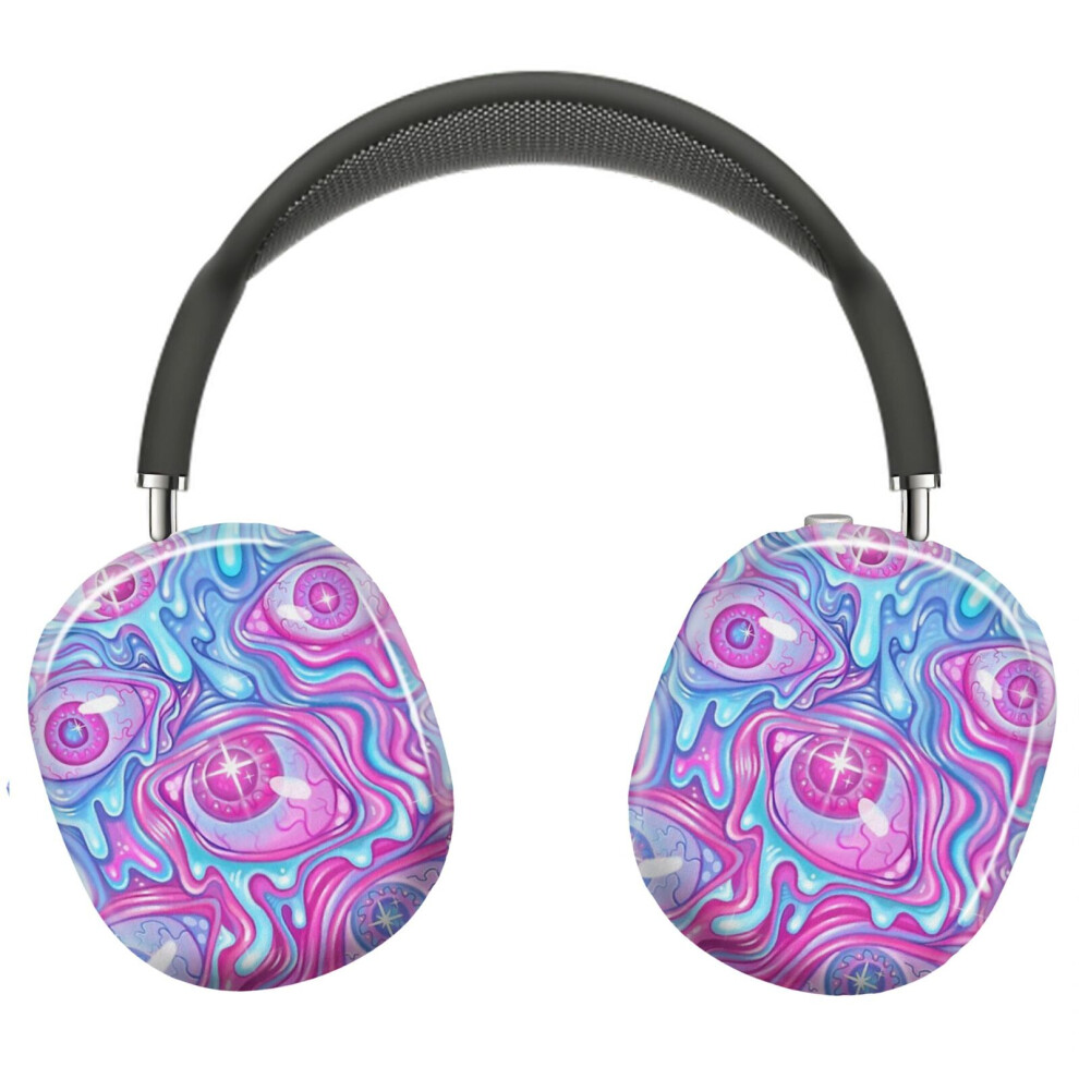 (Eyeball Pattern - Version 2_11894) Protective Cover For Airpods Max Headphones Aesthetic Print Snap On Cases 8841579063414