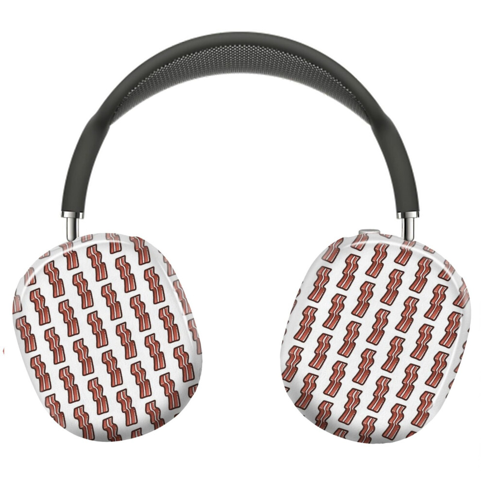 (Crispy Bacon Stripes_8798) Protective Cover For Airpods Max Headphones Aesthetic Print Snap On Cases 8841579052531