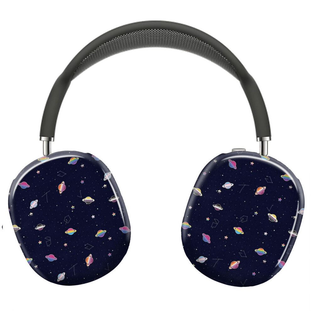(LGBTQ Pride Planets Stars In Space Pattern_23102) Protective Cover for AirPods Max Headphones Aesthetic Print Snap On Cases-image-OPC-PFH95WC-NEW