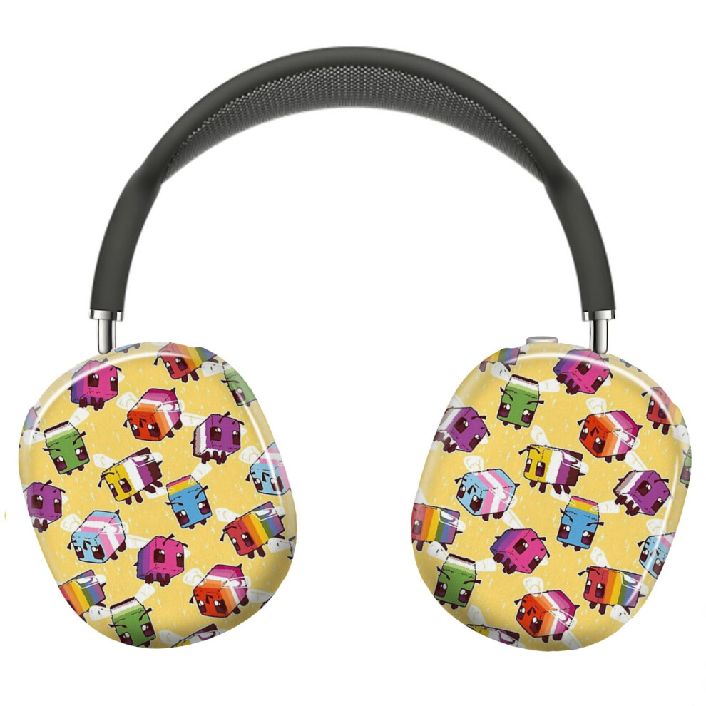 (LGBT Minecraft Bees_9677) Protective Cover for AirPods Max Headphones Aesthetic Print Snap On Cases-image-OPC-PFH95WG-NEW