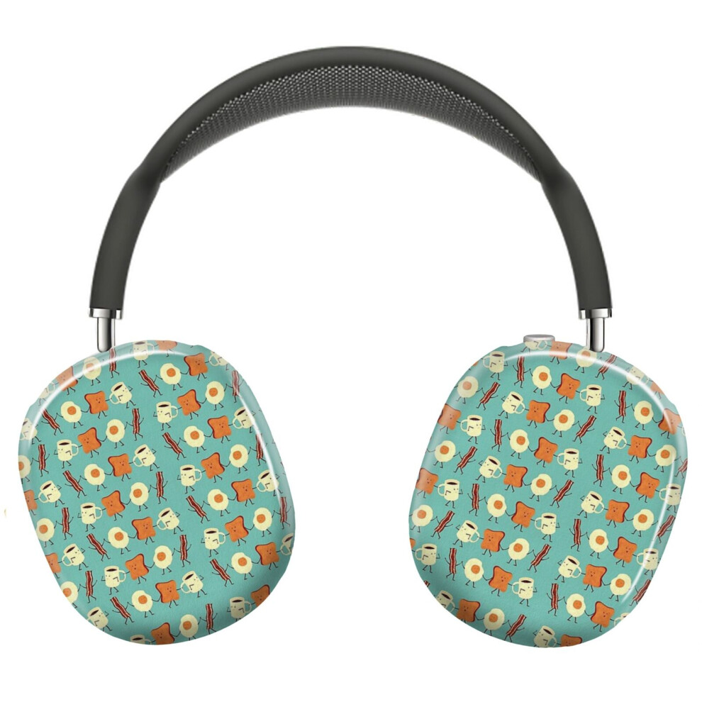 (Let's All Go And Have Breakfast_22886) Protective Cover For Airpods Max Headphones Aesthetic Print Snap On Cases 8841579082378