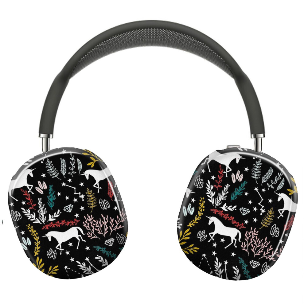 (Magical Unicorn And Star Constellations_9501) Protective Cover For Airpods Max Headphones Aesthetic Print Snap On Cases 8841579079385