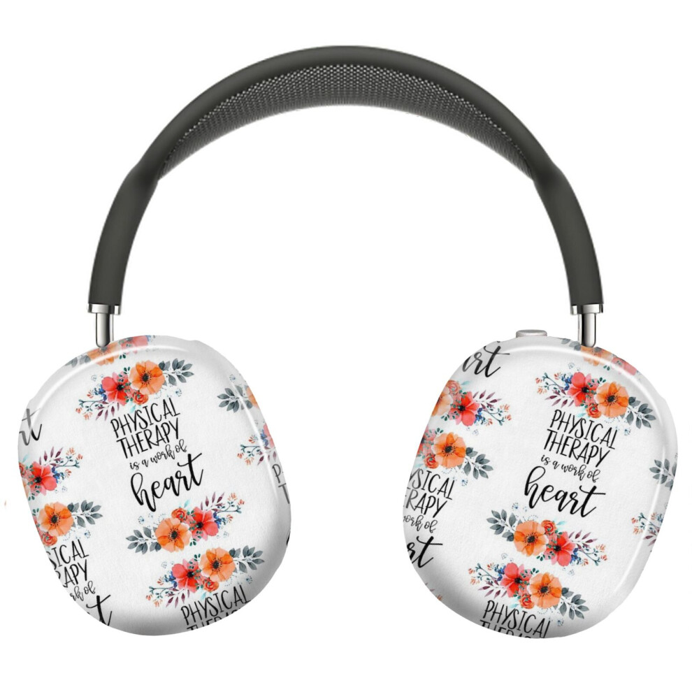 (Physical Therapy Is A Work Of Heart_6382) Protective Cover For Airpods Max Headphones Aesthetic Print Snap On Cases 8841579085843