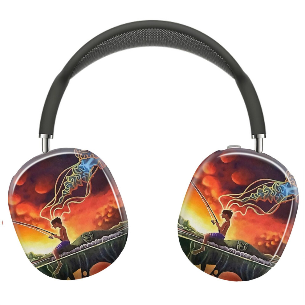(Phish Fishing - _13553) Protective Cover For Airpods Max Headphones Aesthetic Print Snap On Cases 8841579086048