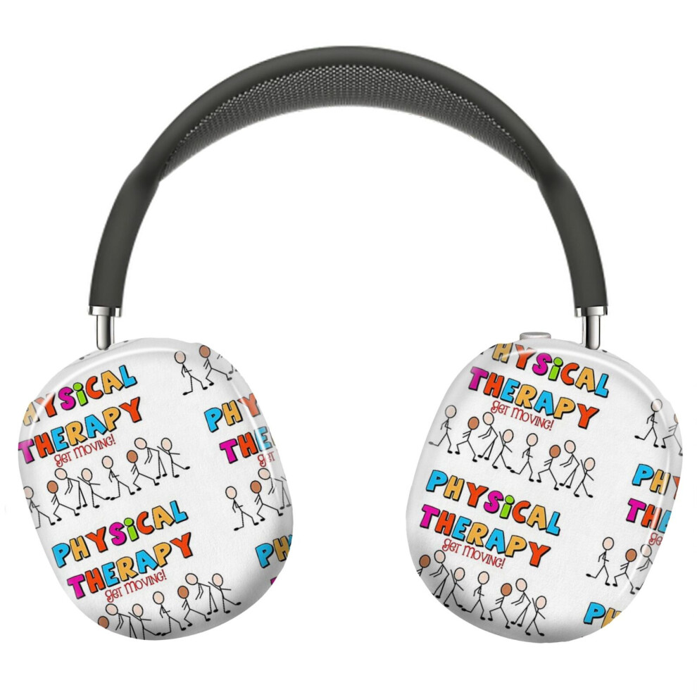 (Physical Therapy Get Moving_22004) Protective Cover For Airpods Max Headphones Aesthetic Print Snap On Cases 8841579085867