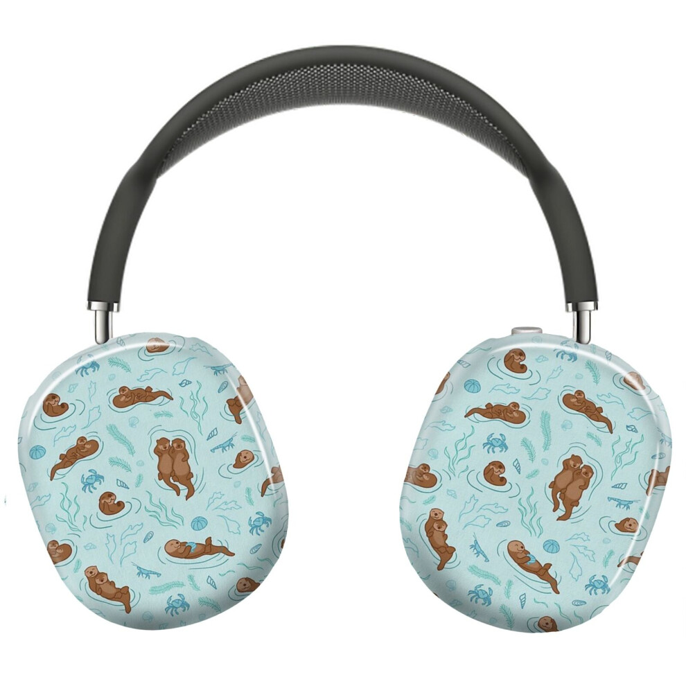 (Otter Fun Light_4743) Protective Cover for AirPods Max Headphones Aesthetic Print Snap On Cases-image-OPC-PFH95MZ-NEW