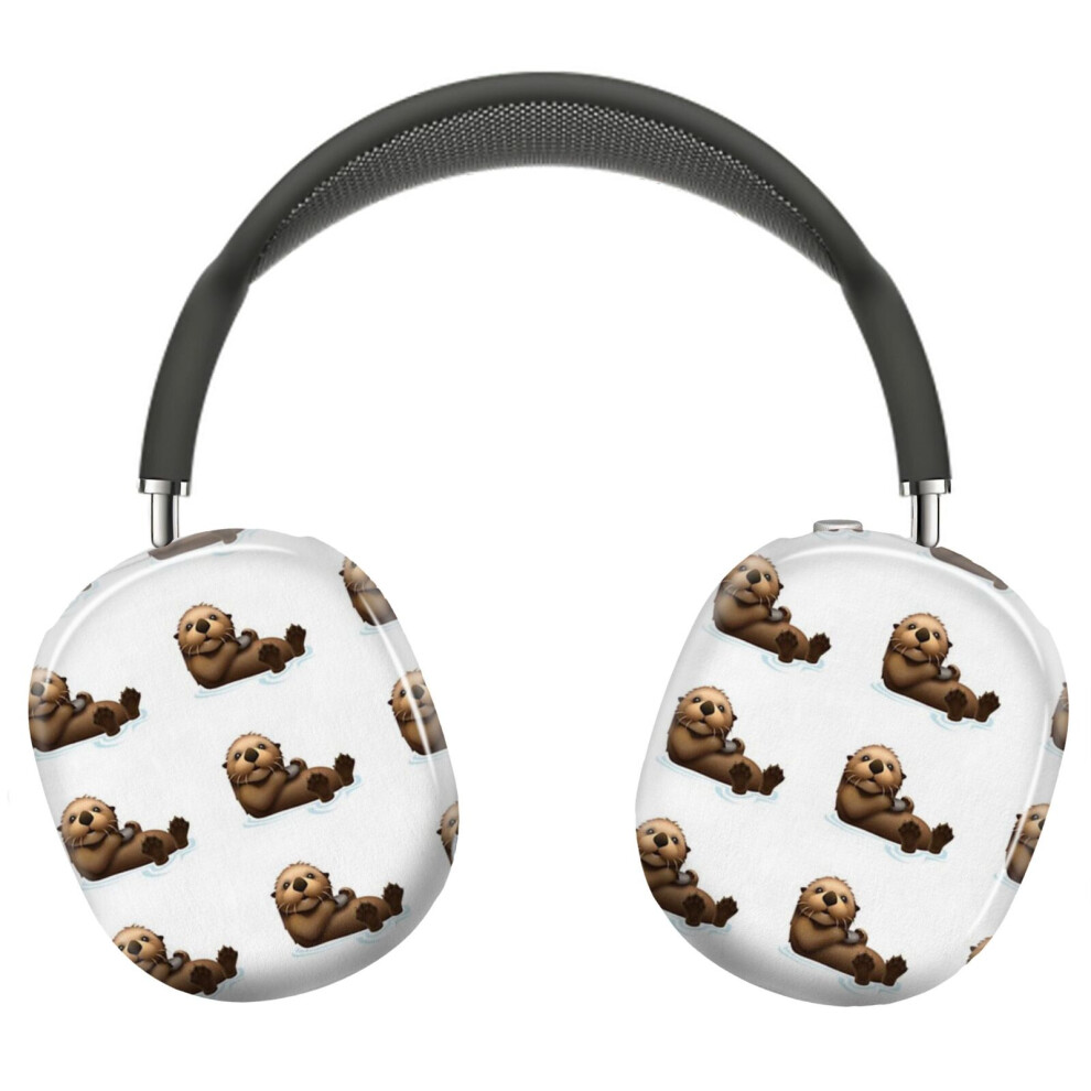 (Otter Emoji_4744) Protective Cover For Airpods Max Headphones Aesthetic Print Snap On Cases 8841579088912