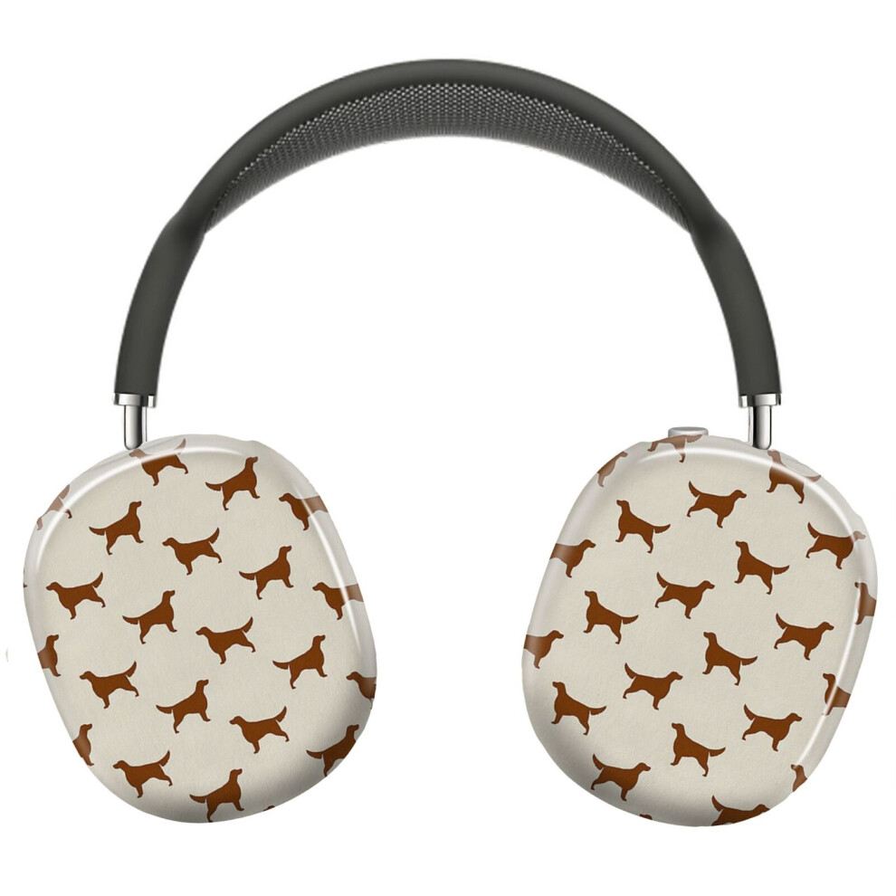 (Irish Setter Silhouette(S)_8586) Protective Cover For Airpods Max Headphones Aesthetic Print Snap On Cases 8841579068143