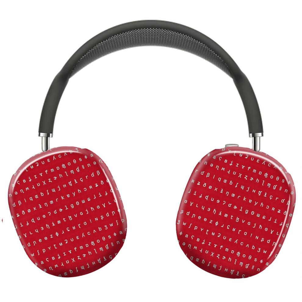 (Ipa Socks - And White_22658) Protective Cover For Airpods Max Headphones Aesthetic Print Snap On Cases Red 8841579068204