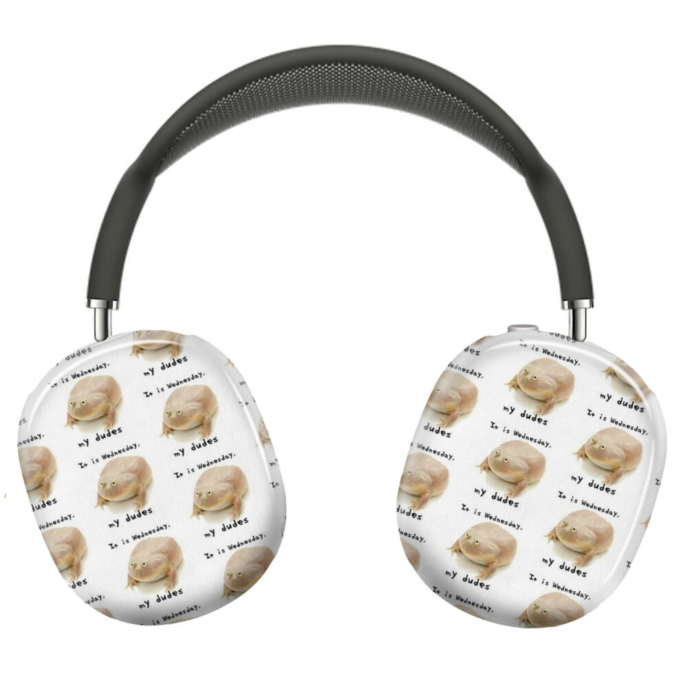 (It Is Wednesday, My Dudes_6436) Protective Cover For Airpods Max Headphones Aesthetic Print Snap On Cases 8841579067993