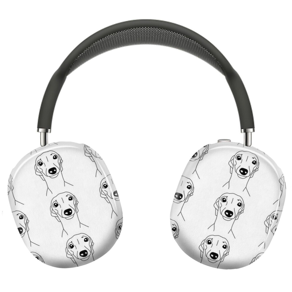 (Italian Greyhound Head_3920) Protective Cover For Airpods Max Headphones Aesthetic Print Snap On Cases 8841579067887