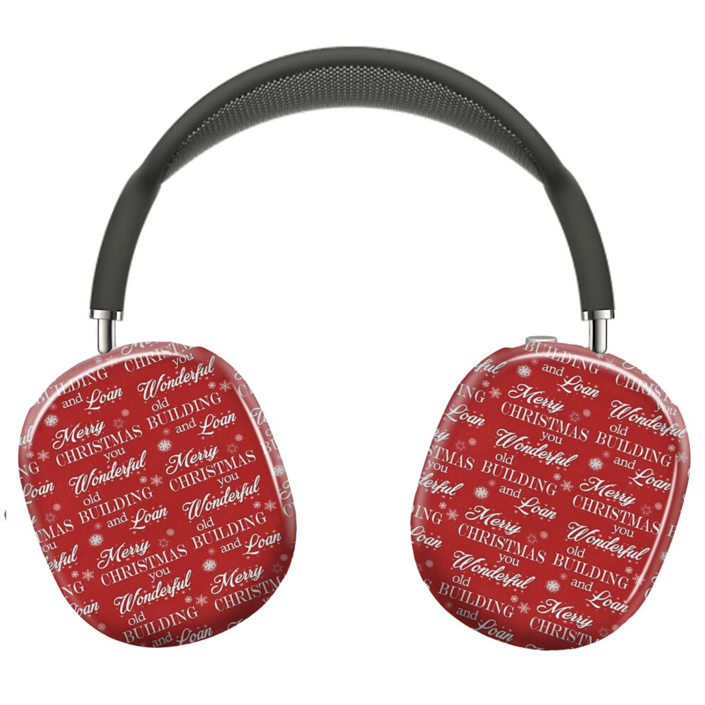 (It's A Wonderful Life Building And Loan_6419) Protective Cover For Airpods Max Headphones Aesthetic Print Snap On Cases 8841579067771
